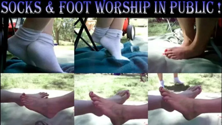 Socks & Foot Worship in Public part 3 of 16