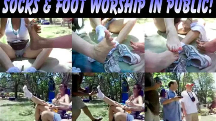 Socks & Foot Worship in Public part 4