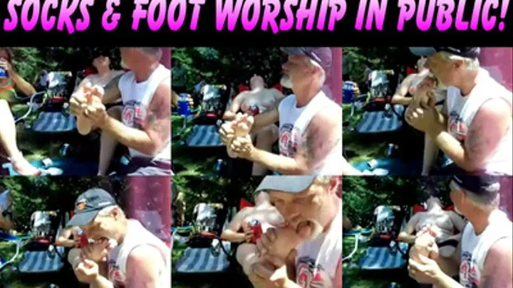 Socks & Foot Worship in Public part 6