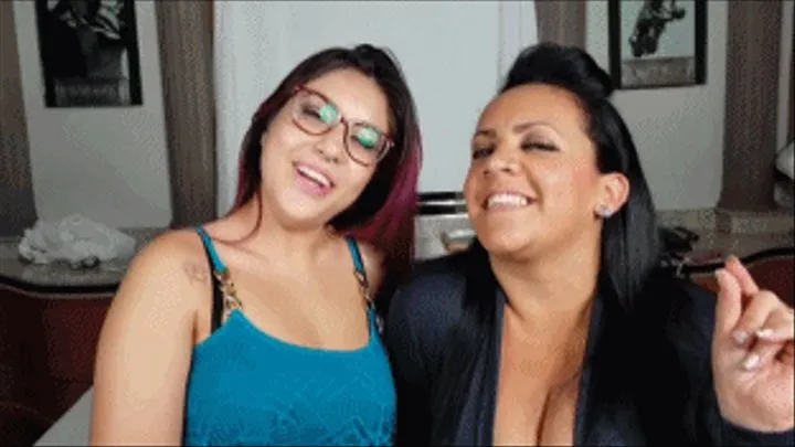 BURNING KISSES FOR TWO WILD LESBIANS MOUTH DEVORATORS - BY ADRIANA FULLER AND MORENA ROSA - CLIP 1