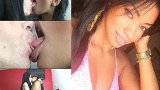 DEEP KISSES INTERRACIAL ''DEVOURING MOUTHS'' - KARINA CRUEL VS INDIA MULAN - CLIP 2 - EXCLUSIVE KC VIDEO