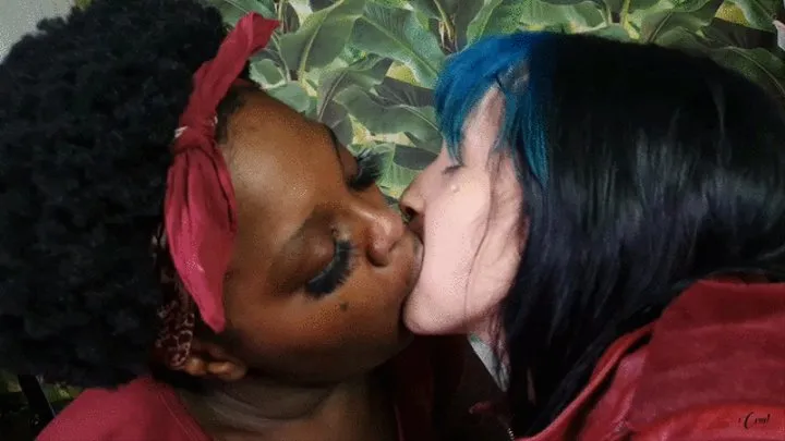 INTERRACIAL WILD HOT DEEP KISSES - BY PENELOPE PINK AND RUBY - NEW KC 2022 - CLIP 3