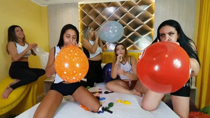 ORGY OF KISSES WITH BALLOONS -- NEW KC 2021 - CLIP 4