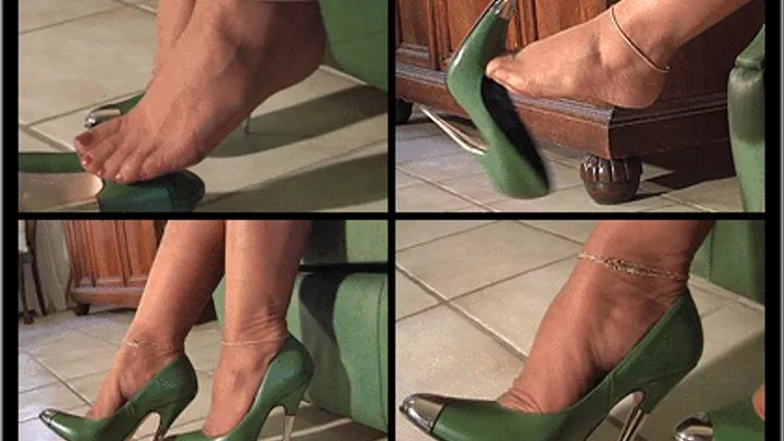 Tight New 5,5inch Stilettos - Posing With Dangling - Part 1