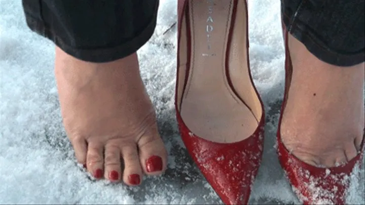 Casadei Pumps In The Snow 2