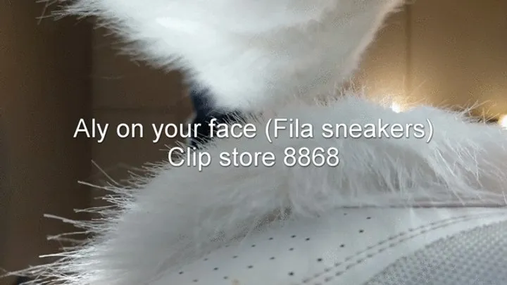 Aly on your face (Fila sneakers)