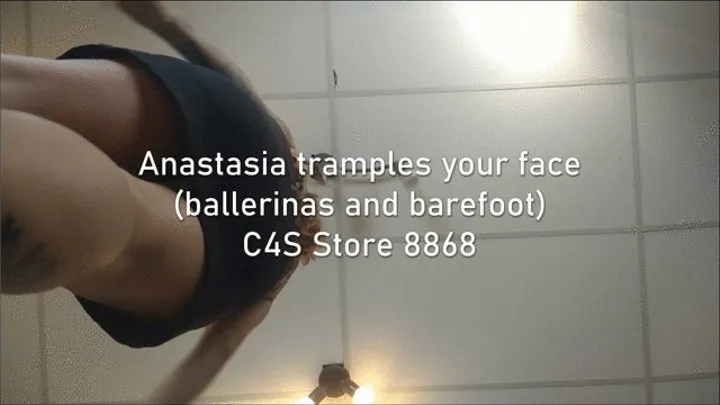 Anastasia tramples your face (ballerinas and barefoot)