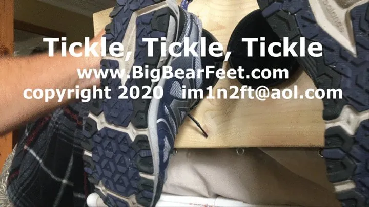 Tickle, Tickle, Tickle - relentless tickle treatment of big bear feet