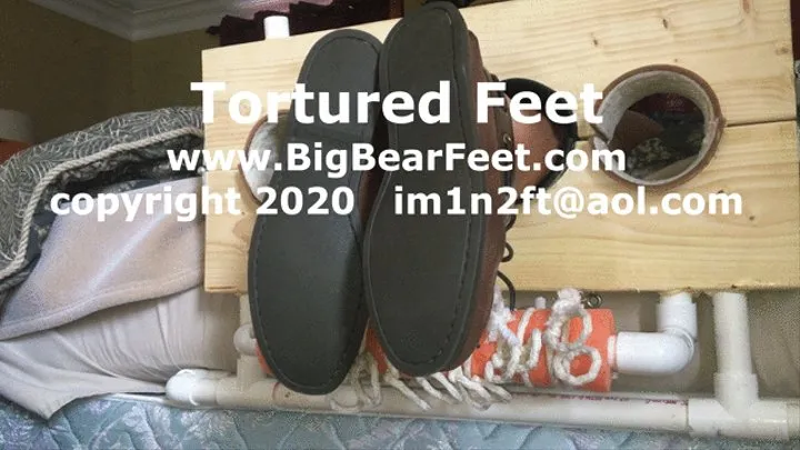 Tormented Feet - Ice cubes, rubber bands and tickling