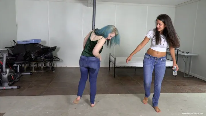 Vonka & Jasmine Holding In Jeans ( ) - Vonka Romanov & Jasmine St James