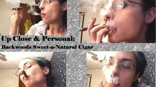 Up Close and Personal : Backwoods Sweet-n-Natural Cigar