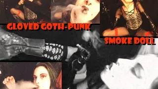 Gloved Goth-Punk Smoke Doll