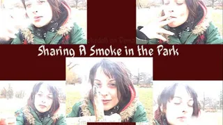 Sharing A Smoke in the Park