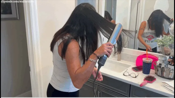 Hair Drying Hottie - Brooke