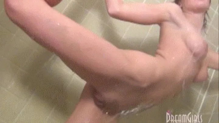 Highschool Cheerleader Showers and Masturbates