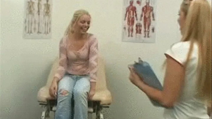 Jessica goes to the doctor for a splinter in her butt