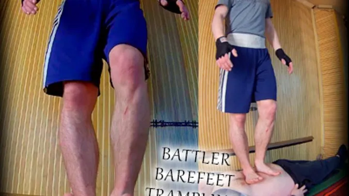 Battler Barefeet Trampling