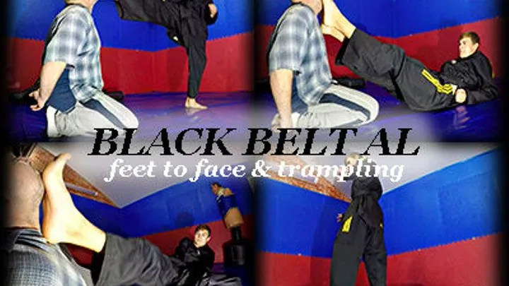 Black Belt Al feet to face and trampling