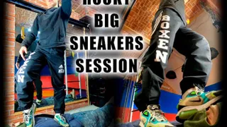Rocky big sneakers session