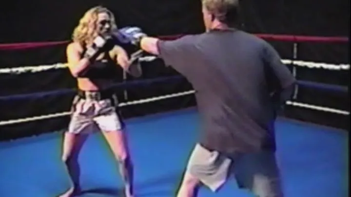 Part 2 of Krissy vs Chad in a wild boxing match