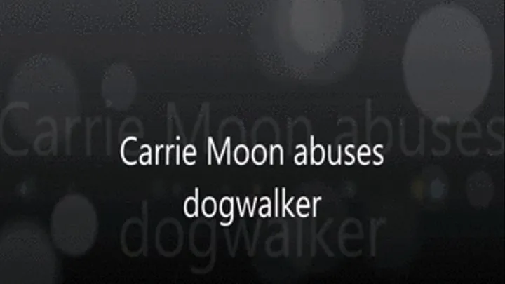 No cum for dogwalker