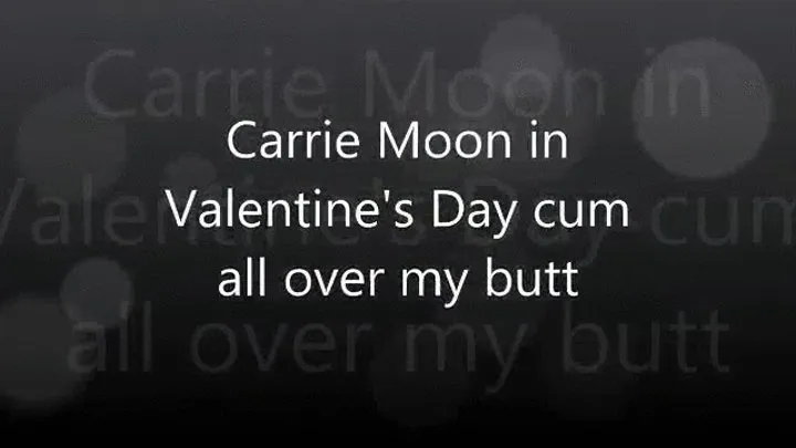 Valentine's Day Cum on my Butt
