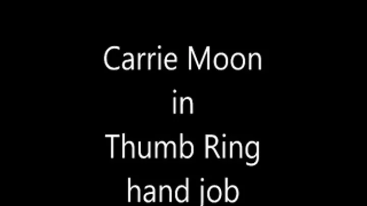 Thumb ring hand job (apple version )