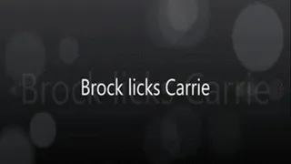 Brock licks Carrie (apple )