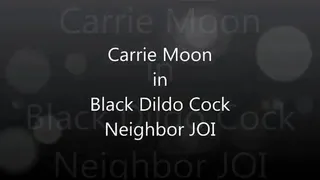 Carrie Moon - Black Dildo JOI and shower