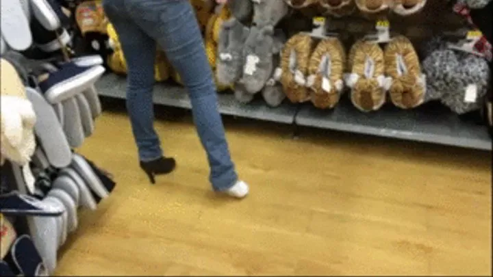 Ankle boots & socks in the shoe department