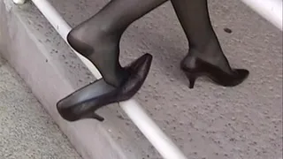 Vintage Liz Clairborne - Shoeplay on concrete