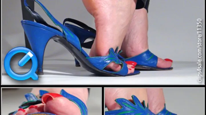 BLUE LEATHER SANDALS 2010-12-14