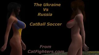 001 "CatBall Catfight Soccer" Ukraine Vs Russia, Start Period 1 and Intro