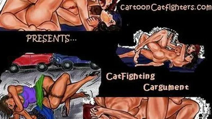 Cargument Catfight toon