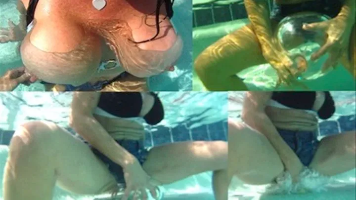 Raquel underwater balloon pop