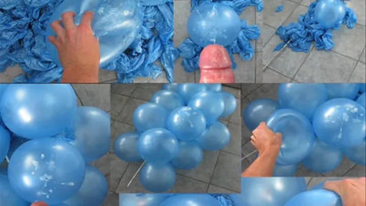 Balloons bouquet cum and pop