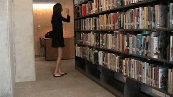 Heel crushed flats @ the library