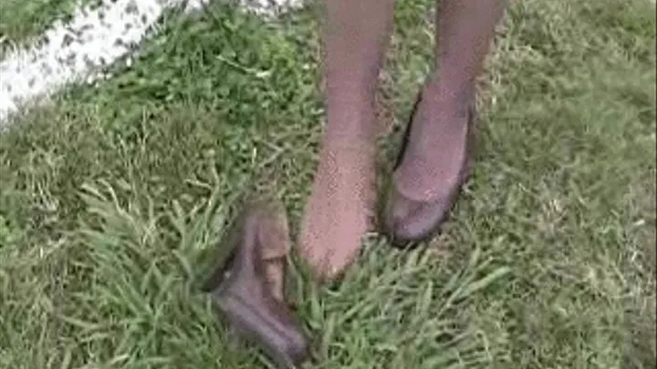 High heels and Twinkies on the soccer field