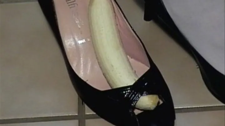 Peep toe Banana