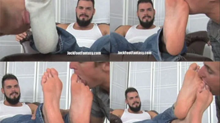 Grant's After Work Feet Worshiped - Full Video