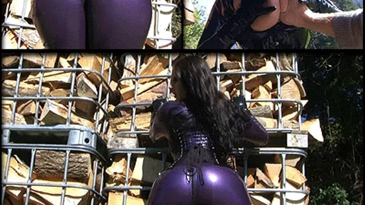 Curvy Latex Catsuit Bitch - Outdoor Blowjob & Handjob with Latex Gloves - Cum on my Latex Ass // SHORT VERSION (DVD Qualtiy - x 576)