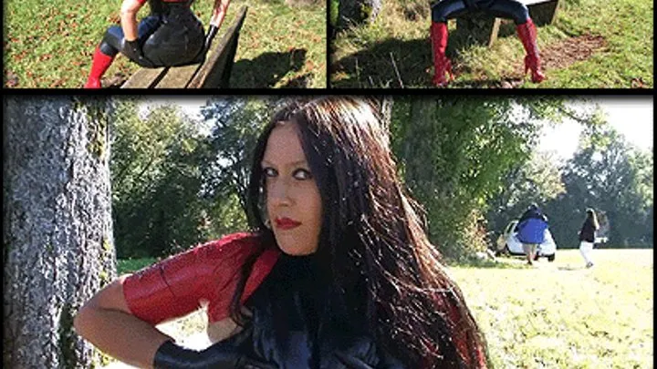 Dirty Rubber Doll - Outdoor Blowjob & Handjob with Latex Gloves - Cum on my Latex Dress // LONG VERSION (DVD Qualtiy - x 576)