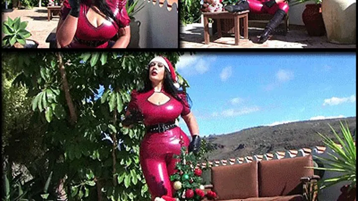 Santa's Busty Latex Helper - Christmas Latex Blowjob & Handjob with Latex Gloves - Cum on my Tits // LONG VERSION (DVD Qualtiy - x 576)