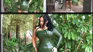 Blowjob Lady in the Jungle - Latex Blowjob & Handjob - Cum on my Latex Jungle Dress // SHORT VERSION (HDV 1280 x 720)