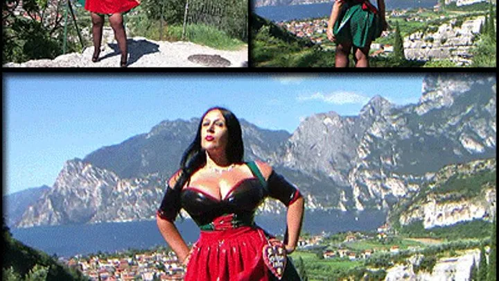 Dirndl Dress Babe in the Kitchen - Latex Blowjob & Handjob - Cum on my Big Tits // SHORT VERSION (DVD Qualtiy - x 576)