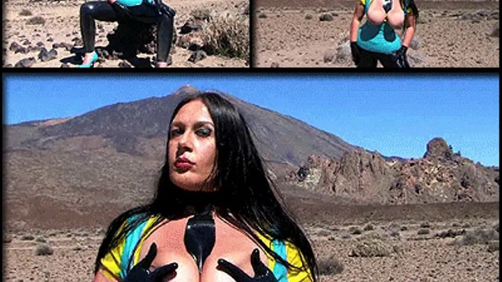 Busty Rubber Ranger Outdoor Latex Blowjob & Handjob with Latex Gloves Cum on in my Tits // LONG VERSION (DVD Qualtiy - x 576)