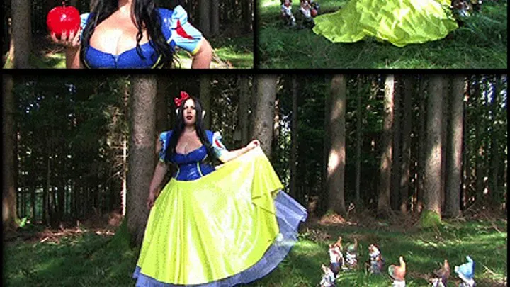 The Busty & Dirty Snow White - Fantasy Blowjob & Handjob in the Deep Forest - Cum on my Tits // SHORT VERSION (DVD Qualtiy - x 576)