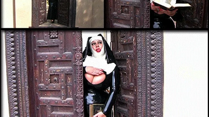 The Busty & Dirty Nun - Dirty Blowjob & Handjob - Cum on my Big Tits