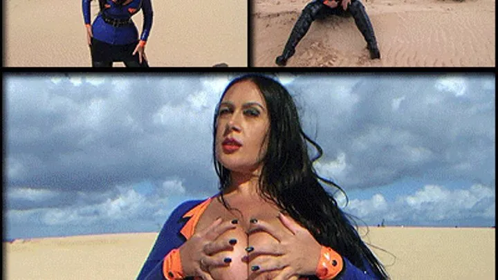 Blowjob Officer in the Dune - Public Latex Blowjob & Handjob - Cum in my Mouth // LONG VERSION (DVD Qualtiy - x 576)