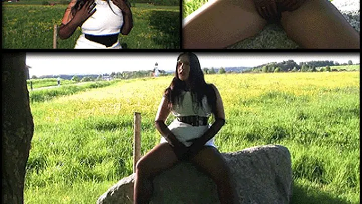 Sexy PVC & Nylon Goddess // Outdoor Blowjob & Handjob with Long Nylon Gloves // Cum on my Gloves // SHORT VERSION (HDV 1280 x 720)